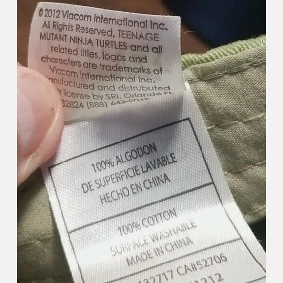 🍁 Teenage Mutant Ninja Turtle "Leonardo" Hat One Size Cap TMNT Green - Picture 5 of 5